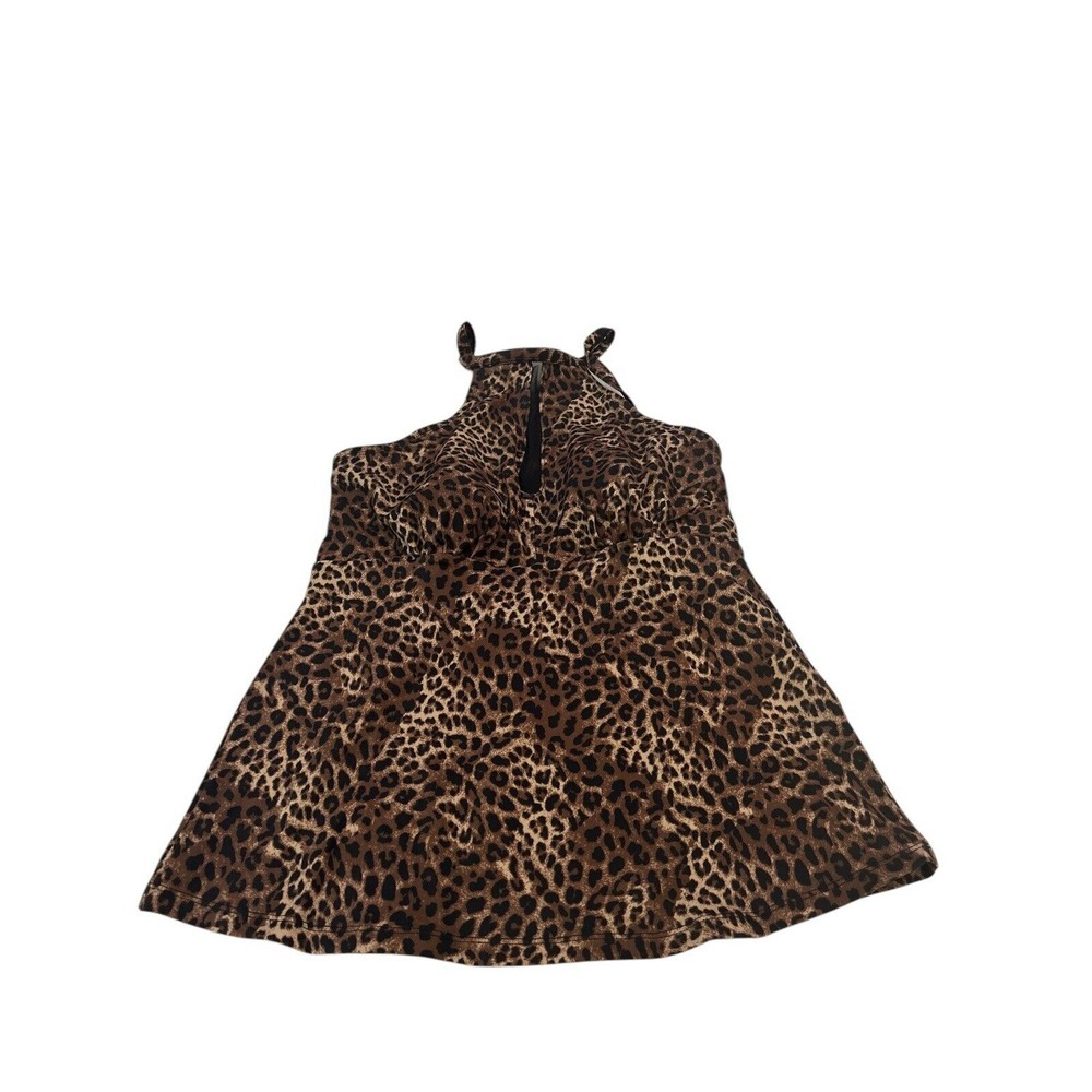 RUBY RIBBON Cheetah TANKINI SIZE‎ 10 #1903 NEW!